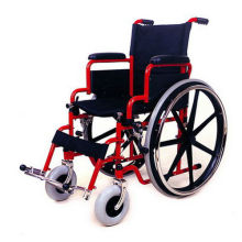 supply red powder coating wheelchair BME4619